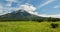 Khodutkinskiye hot springs at the foot of volcano Priemysh. South Kamchatka Nature Park.