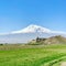 Khor Virap, Armenian monastery in Ararat plain in Armenia, near Mount Ararat. It was residence of Armenian Catholicos.