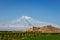 Khor Virap church with Ararat Mountain in the background, Armenia