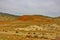 Khyzi Mountains with colorful hues during the daytime in autumn