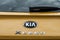 Kia X ceed crossover rear view  in retailer showroom