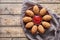 Kibbeh traditional middle eastern arabic lamb meat kofta meatball croquettes