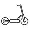 Kick electric scooter icon outline vector. Bike transport