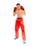 Kickboxer in guard stance