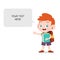 kid bubble chat vector illustration isolated