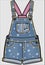 Kid Girls Wear Dungaree Dress