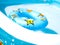 Kid inflate pool and swim ring