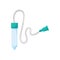 kid nasal aspirator cartoon vector illustration