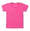 Kid pink tshirt on white background