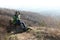 Kid resting in Kislovodsk National Park