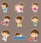 Kid sport stickers