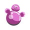 Kid toy children plaything roly-poly tumbler doll vector icon