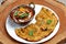 Kidney bean curry or rajma masala with lachha paratha