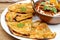 Kidney bean curry or rajma masala with lachha paratha