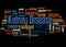 Kidney Disease  word cloud concept 3