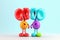 Kidneys. Cute cartoon healthy human anatomy internal organ character set with brain lung intestine heart kidney liver