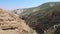 Kidron river valley. Panorama viewed from terrace of Great Lavra of St. Sabbas the Sanctified Mar Saba in Judean desert