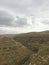 Kidron Valley during Rain in April near Mar Saba Monastery in Palestine.