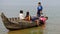 Kids in boat, Tonle Sap, Cambodia