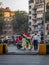 Kids carrying indian tricolor flag on a streets of Mumbai on republic day of india