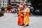 Kids Celebrating Gaijatra Festival in Kathmandu