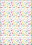 Kids chalk crayon alphabet seamless background in bright colours