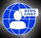 Kids Chat Shows Child Messenger 3d Illustration