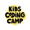 Kids coding camp- hand drawn lettering