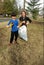 Kids Collecting Trash - Community Clean Up