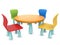 Kids colorful table and chairs set