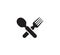 Kids cutlery icon