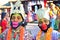 Kids dressed up as Lord Hanuman in India