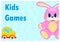 Kids Games Poster of Pink Hare and Yellow Car