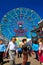 Kids Gather outside famous wonder wheel