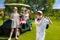 Kids golf competition