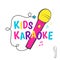 Kids karaoke emblem
