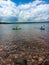 Kids Kayaking on a Lake