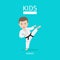 Kids martial art karate