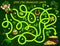 Kids maze game with st Patrick day characters
