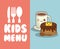 Kids menu restaurant breakfast nutrition