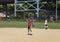 Kids from Mott Hall Science Academy play baseball in nearby Bronx Park