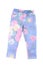 Kids pants with floral prints.