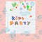 Kids party card
