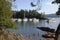 Kids playing in Conover Cove, Wallace Island, Gulf Islands, British Columbia