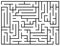 Kids riddle, maze puzzle, labyrinth vector illustration
