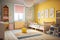 Kids\\\' Room: Create a set of images that showcase a playful, imaginative kids\\\' room. Generative AI