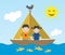 Kids sailing adventure