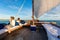 Kids sailing on dhow