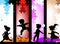 Kids silhouettes