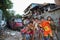 Kids in a slum In jakarta